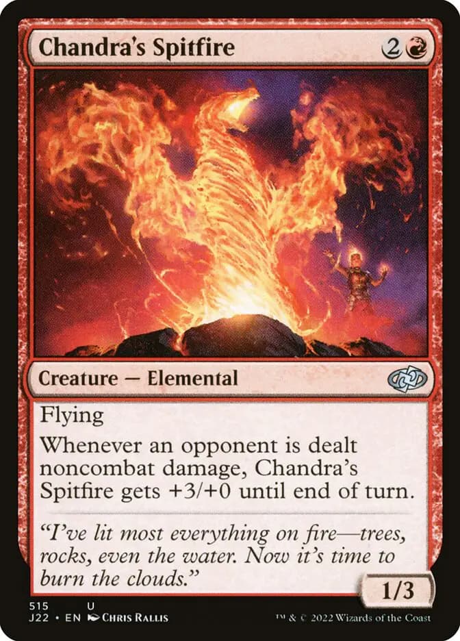 Card image of Chandra's Spitfire