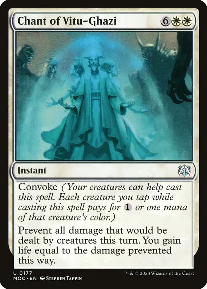 Card image of Chant of Vitu-Ghazi