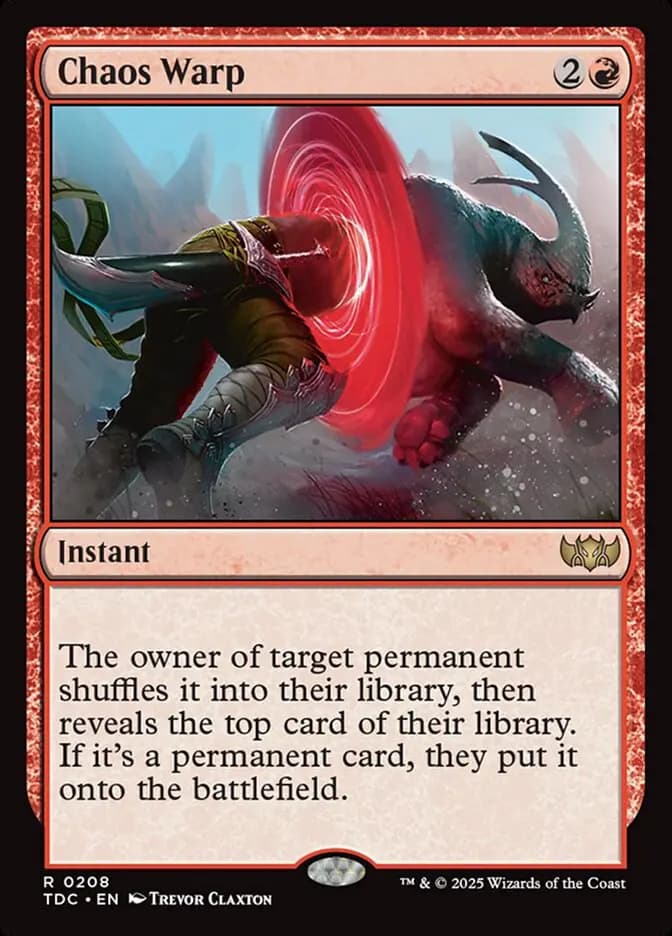 Card image of Chaos Warp