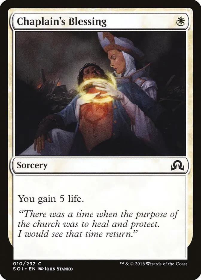 Card image of Chaplain's Blessing