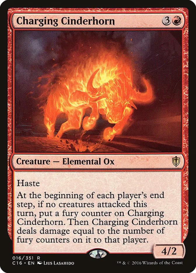 Card image of Charging Cinderhorn