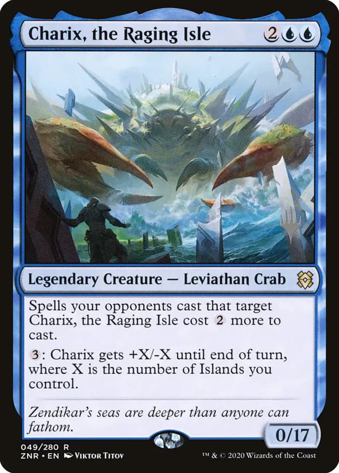 Card image of Charix, the Raging Isle