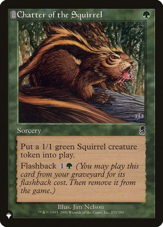 Card image of Chatter of the Squirrel