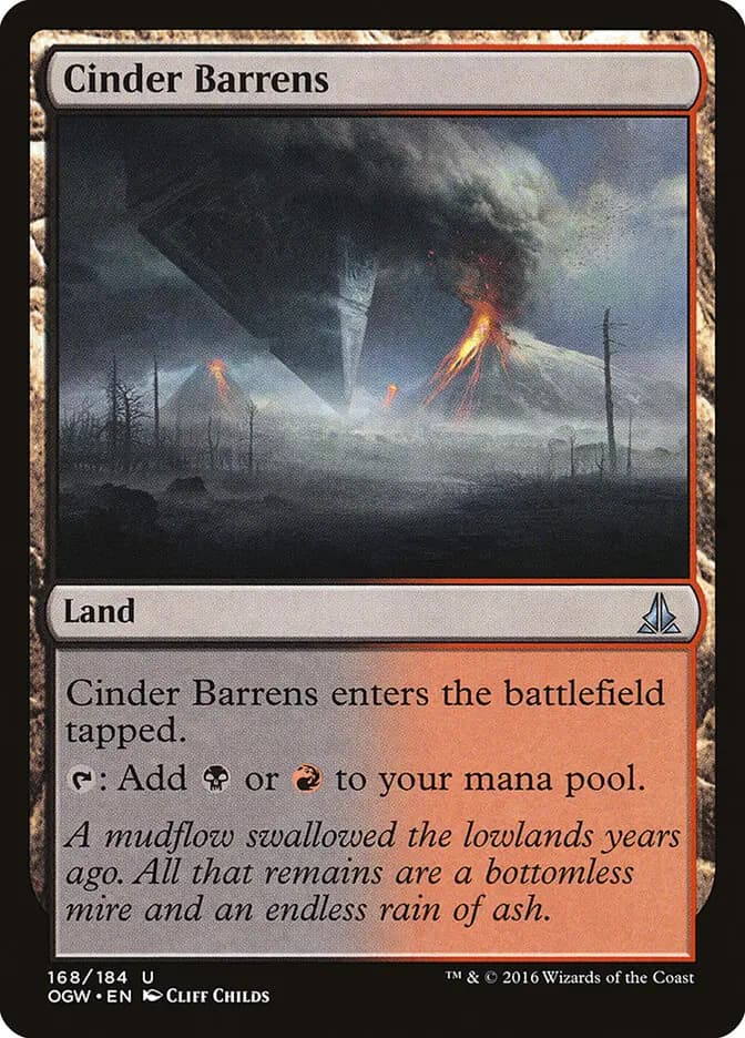 Card image of Cinder Barrens