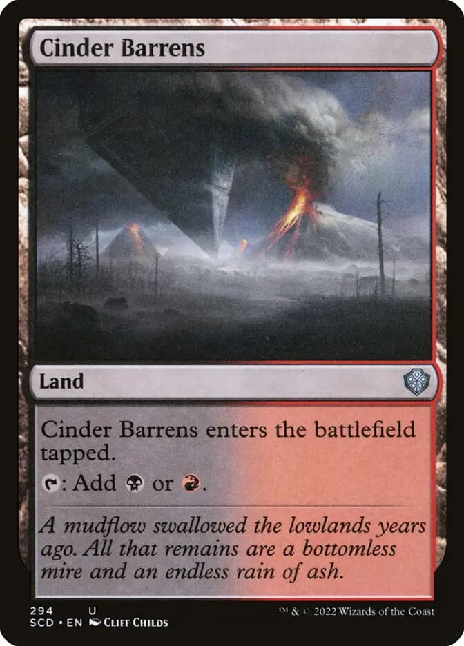 Card image of Cinder Barrens