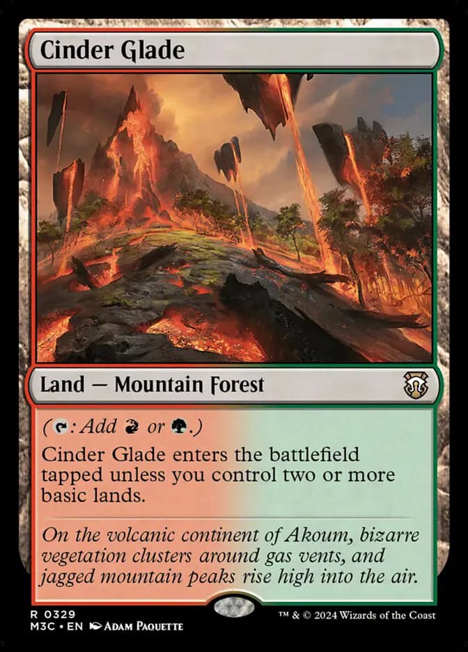 Card image of Cinder Glade
