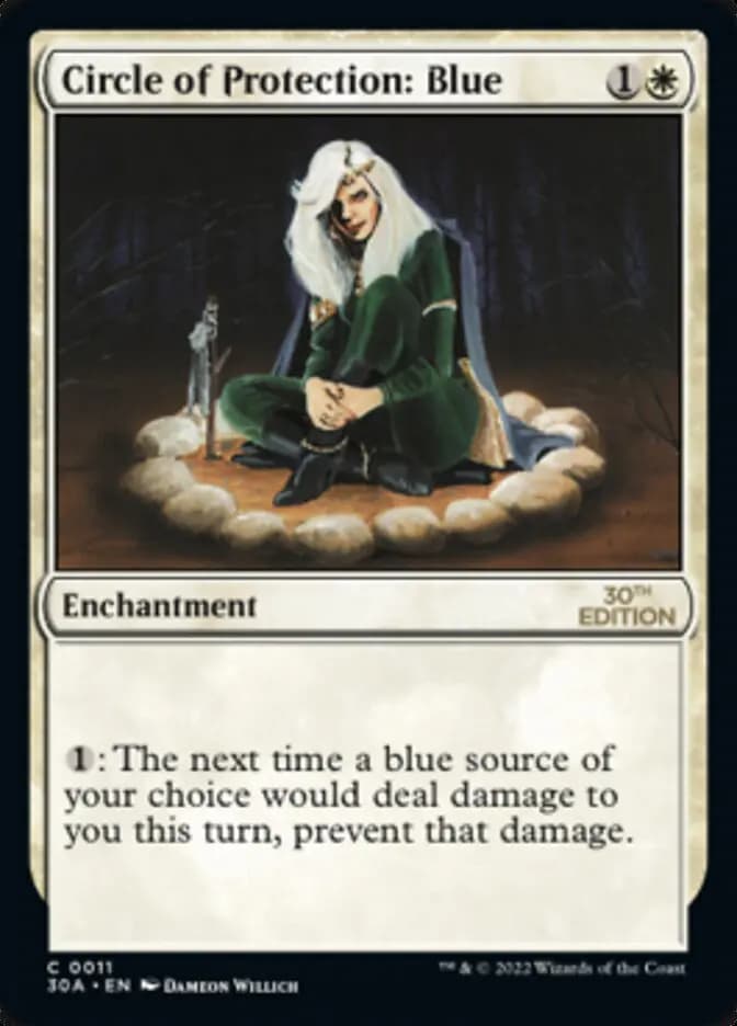 Card image of Circle of Protection: Blue