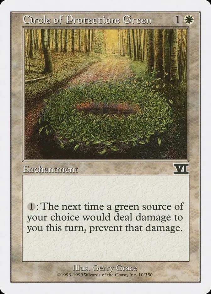 Card image of Circle of Protection: Green