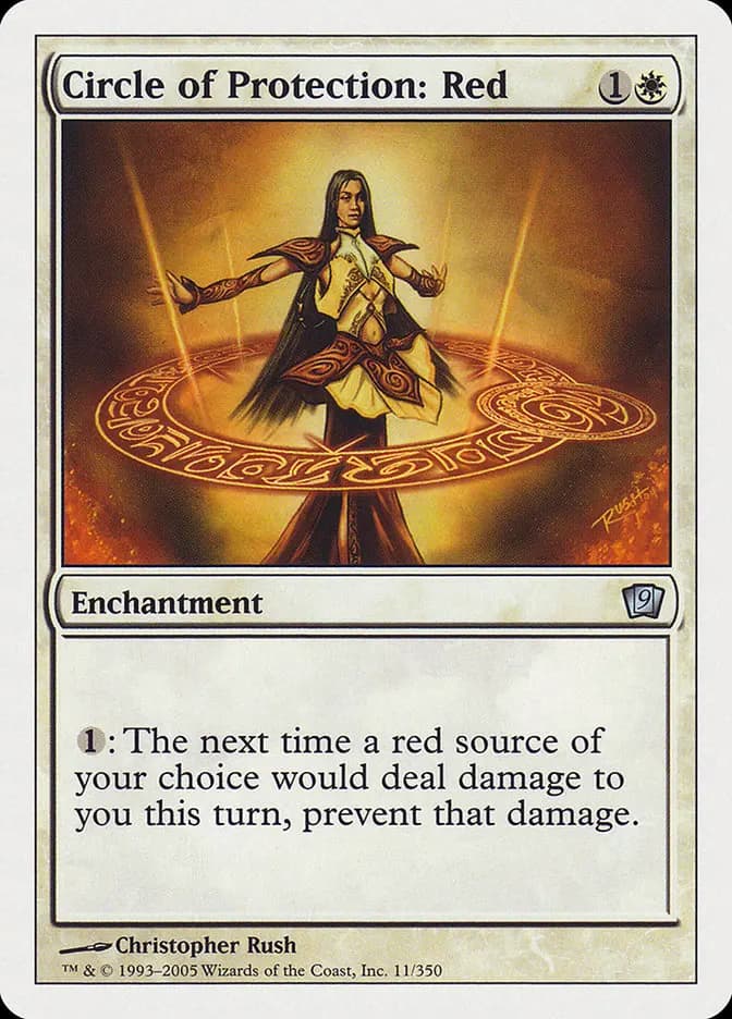 Card image of Circle of Protection: Red