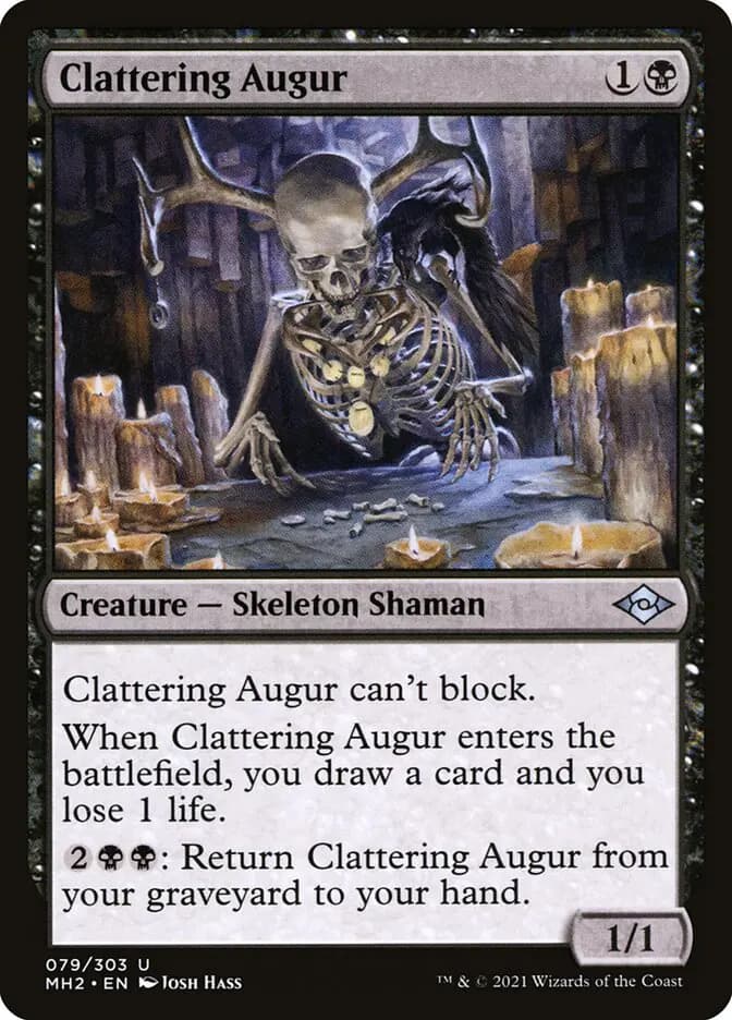 Card image of Clattering Augur