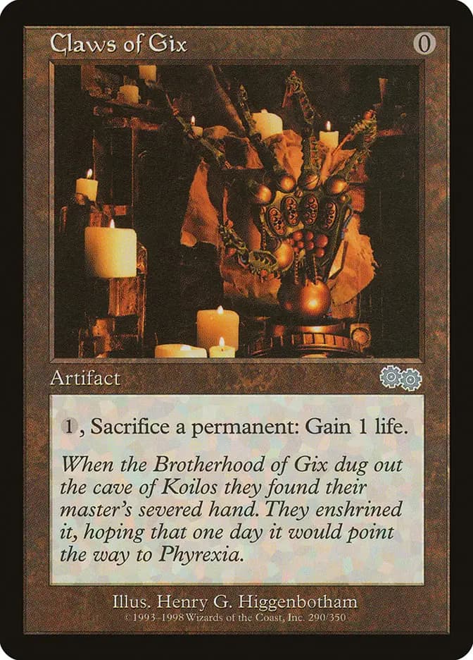 Card image of Claws of Gix