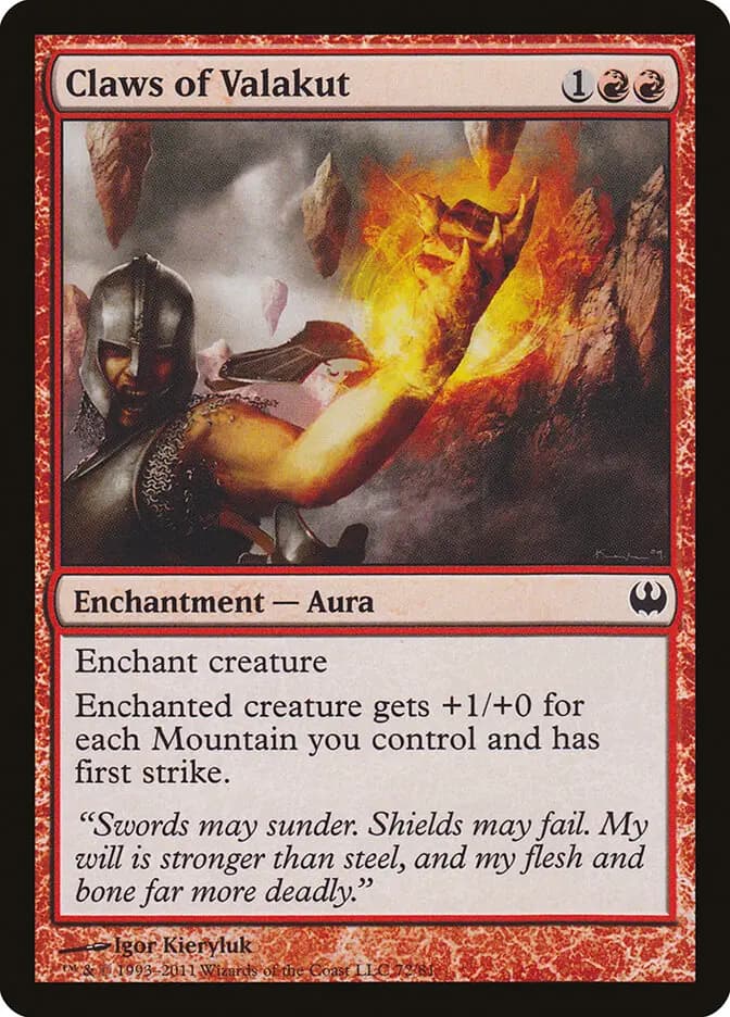 Card image of Claws of Valakut