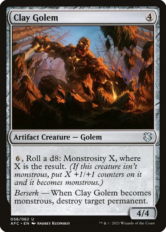 Card image of Clay Golem