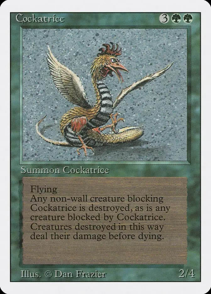 Card image of Cockatrice