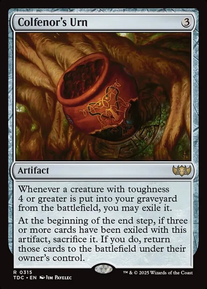 Card image of Colfenor's Urn