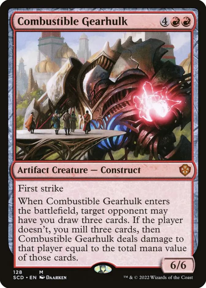 Card image of Combustible Gearhulk