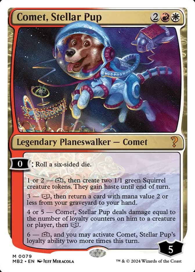 Card image of Comet, Stellar Pup