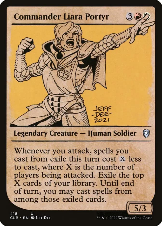 Card image of Commander Liara Portyr