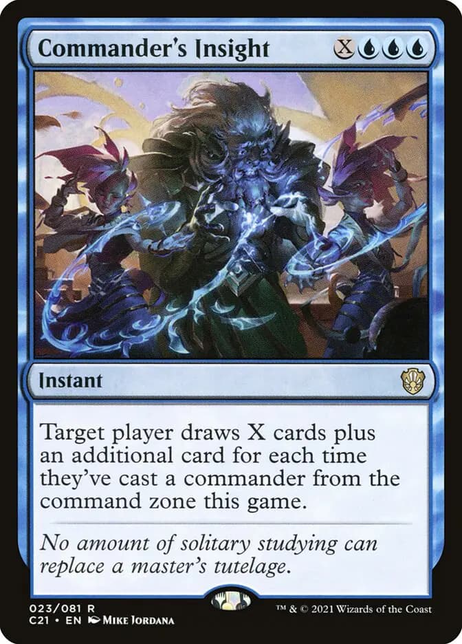 Card image of Commander's Insight