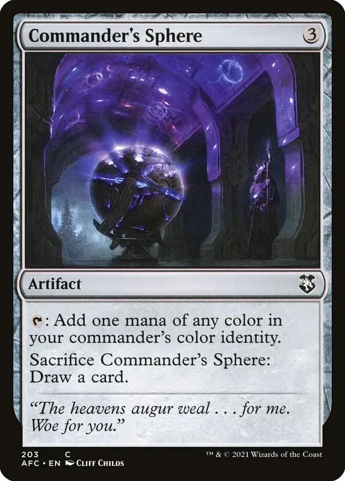 Card image of Commander's Sphere