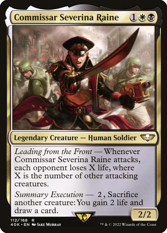 Card image of Commissar Severina Raine