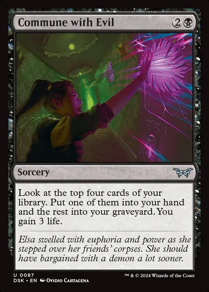 Card image of Commune with Evil
