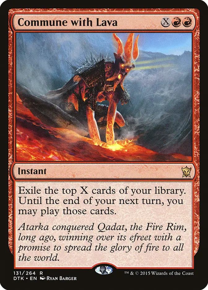 Card image of Commune with Lava