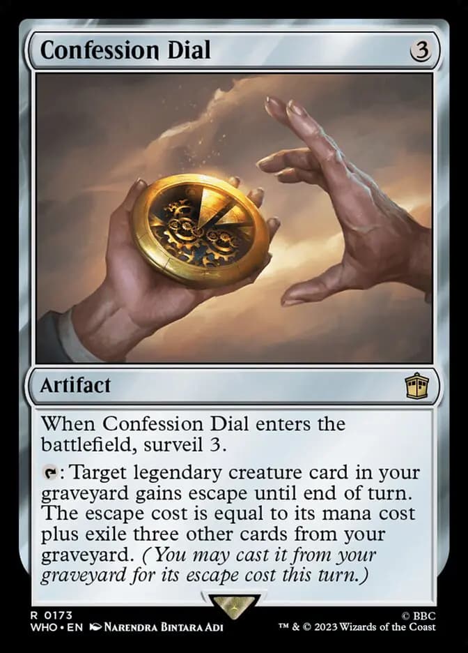 Card image of Confession Dial