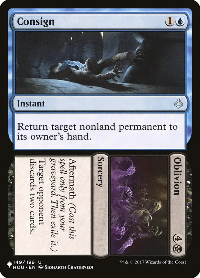 Card image of Consign / Oblivion