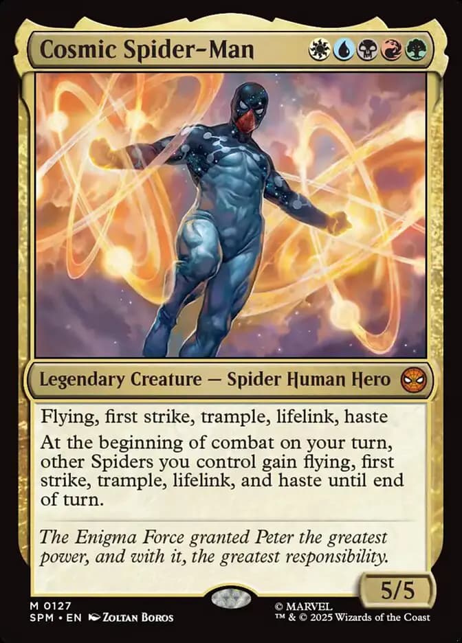 Card image of Cosmic Spider-Man
