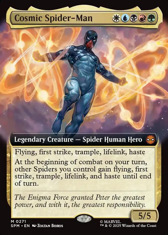 Card image of Cosmic Spider-Man