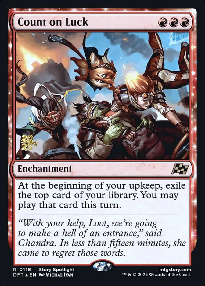 Card image of Count on Luck