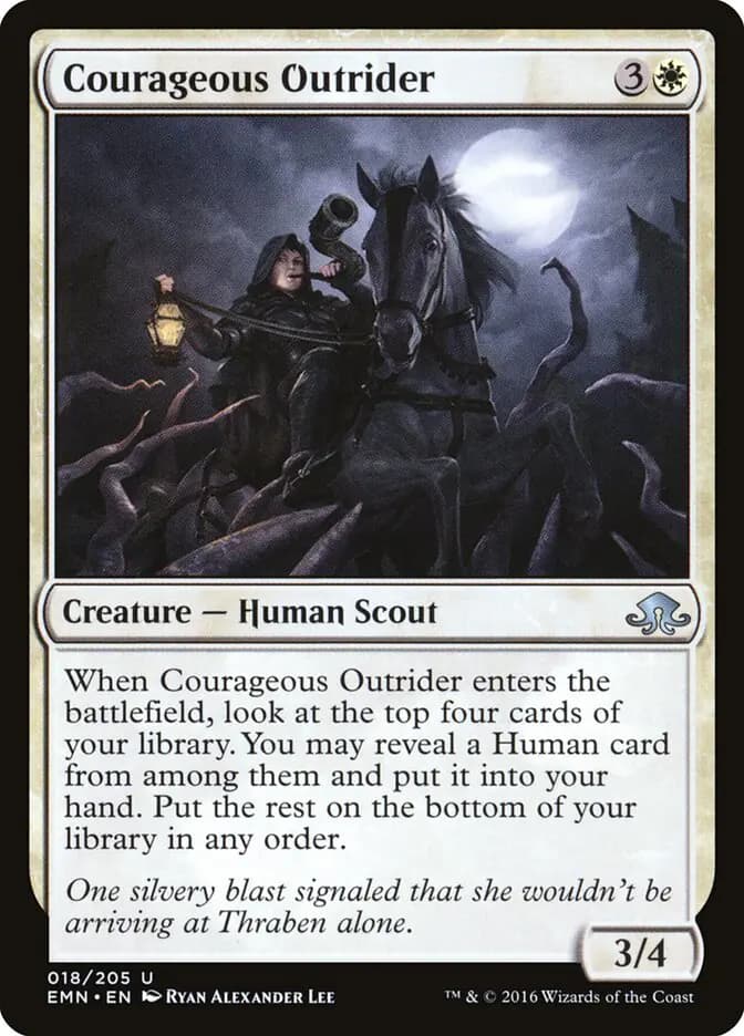Card image of Courageous Outrider