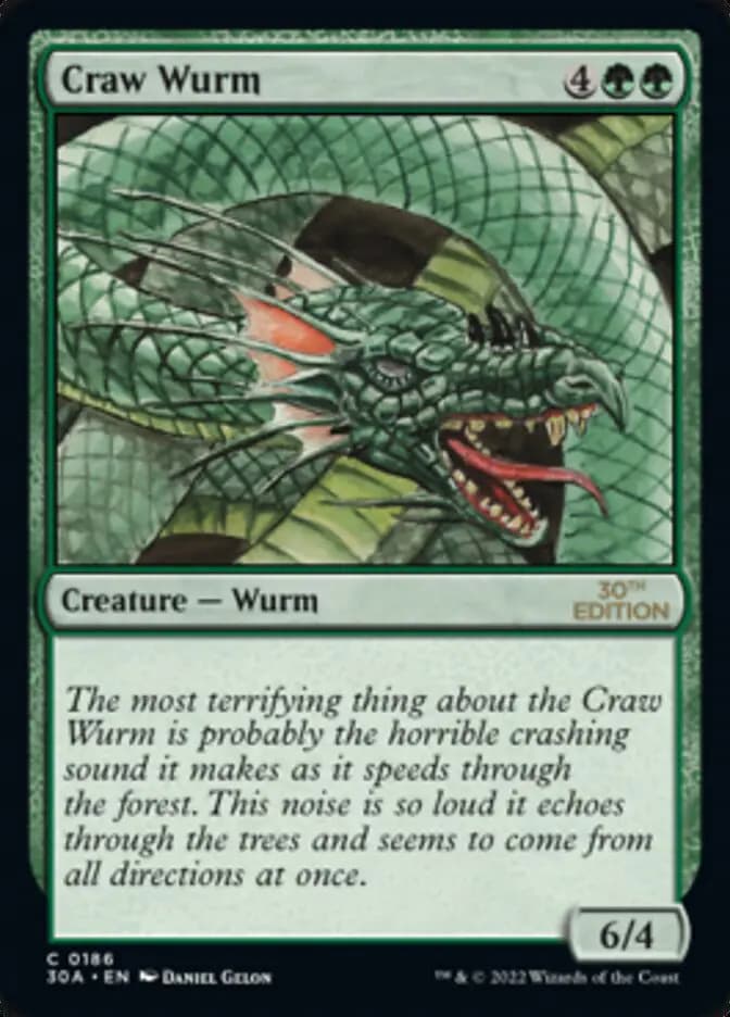 Card image of Craw Wurm