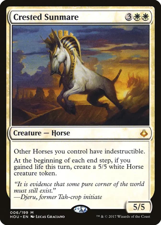 Card image of Crested Sunmare