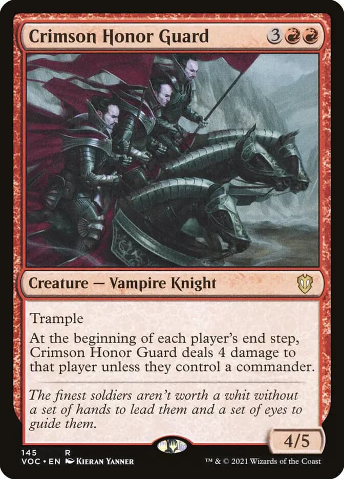 Card image of Crimson Honor Guard