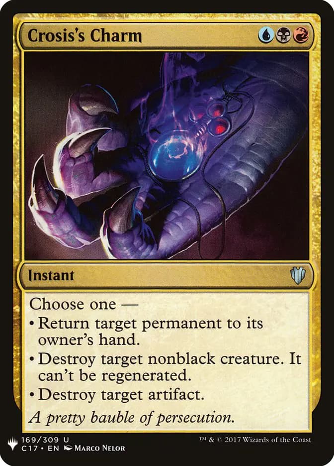 Card image of Crosis's Charm