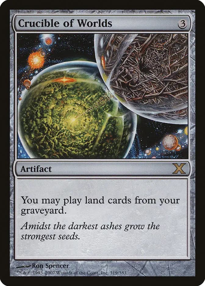 Card image of Crucible of Worlds