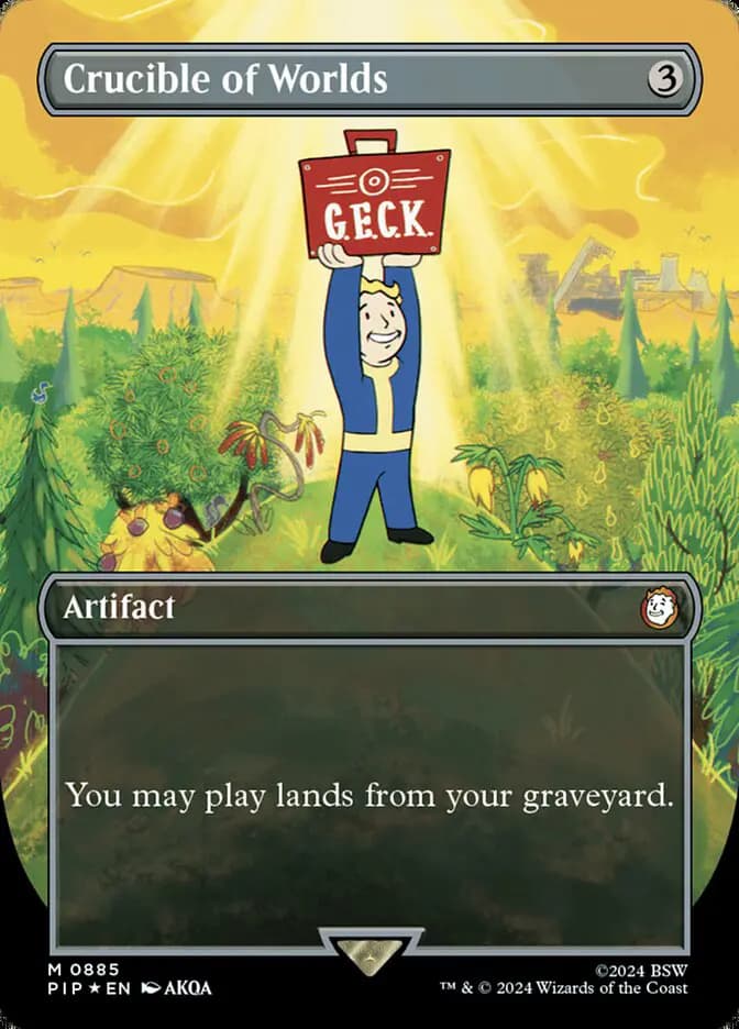 Card image of Crucible of Worlds
