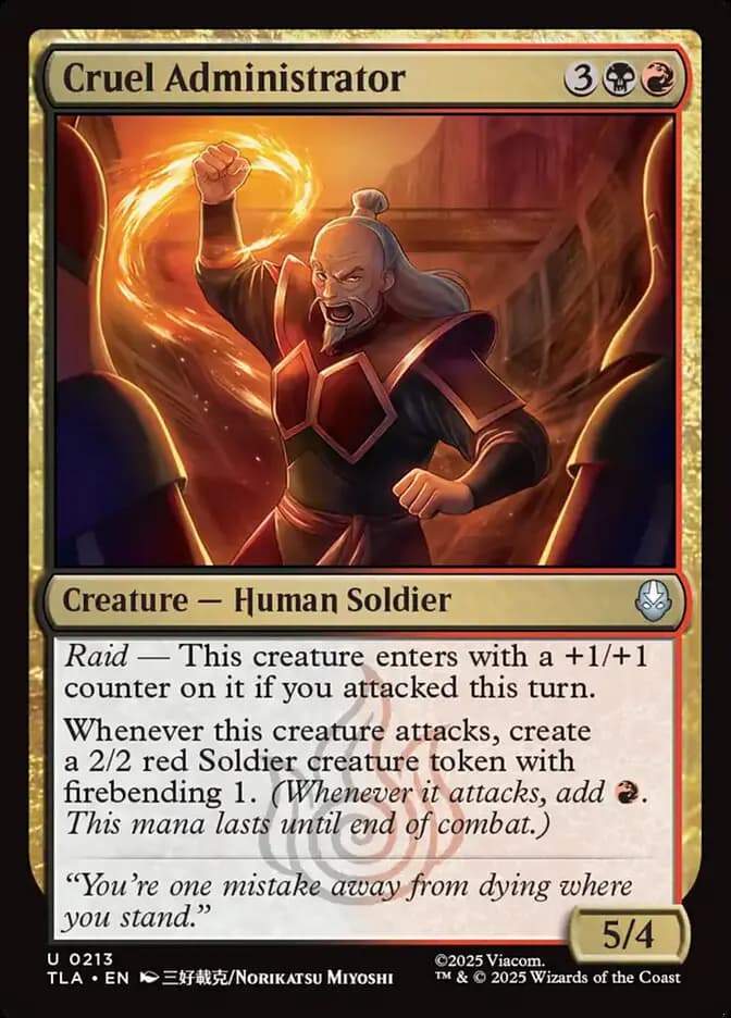 Card image of Cruel Administrator