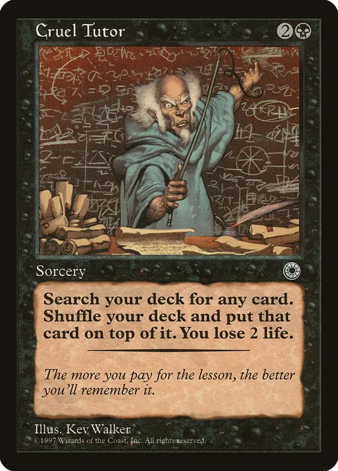 Card image of Cruel Tutor