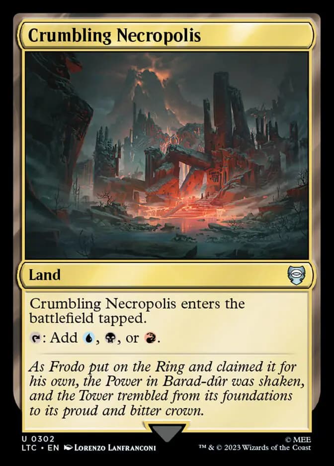 Card image of Crumbling Necropolis