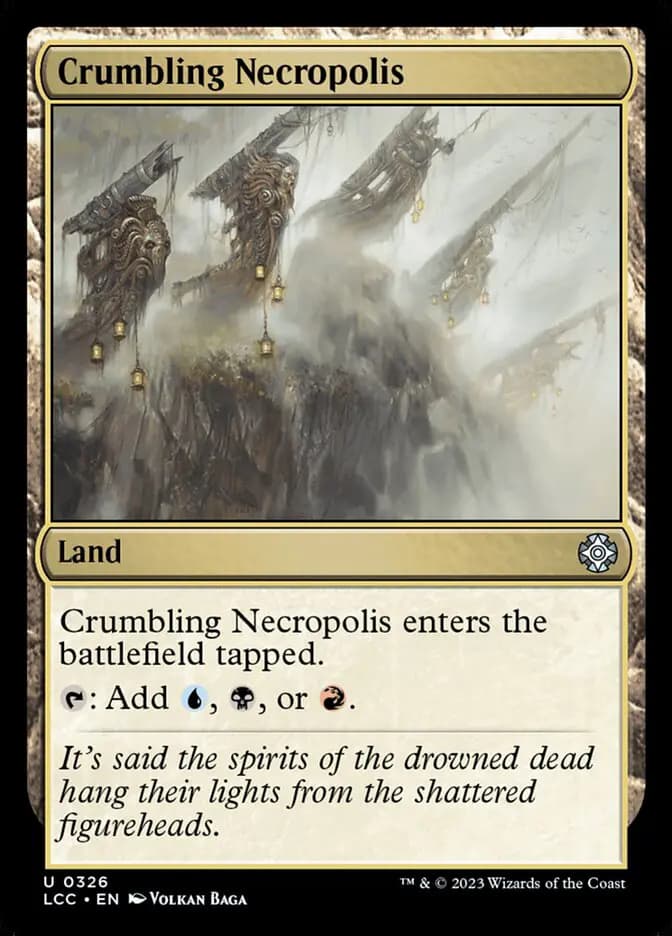 Card image of Crumbling Necropolis