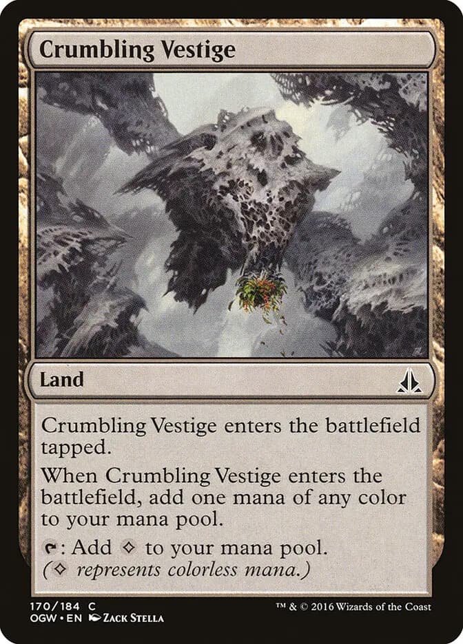 Card image of Crumbling Vestige