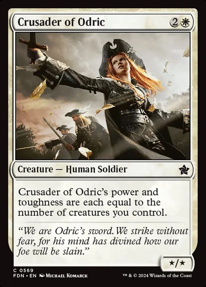 Card image of Crusader of Odric