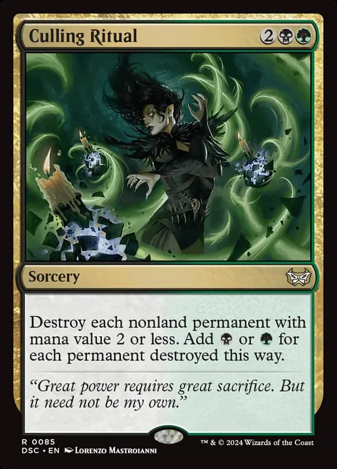 Card image of Culling Ritual