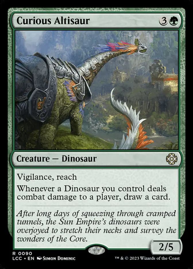 Card image of Curious Altisaur