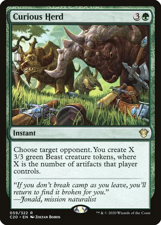 Card image of Curious Herd