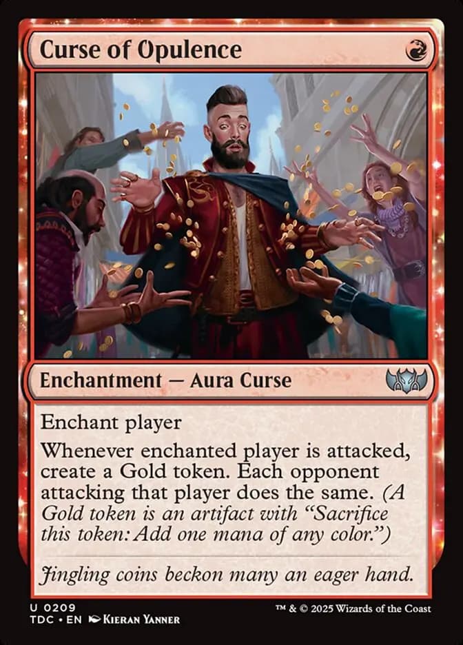 Card image of Curse of Opulence