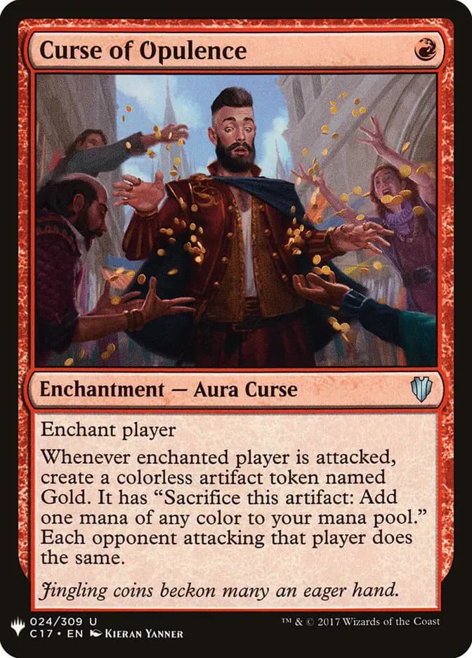 Card image of Curse of Opulence